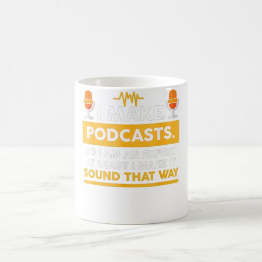 Podcaster Host Expert I machen Podcasts Kaffeetasse (Mittel)