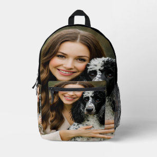 Poddle-Foto hinzufügen Personalisieren Anpassen Bedruckter Rucksack