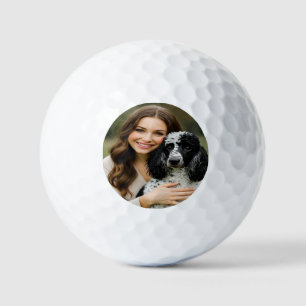 Poddle-Foto hinzufügen Personalisieren Anpassen Golfball