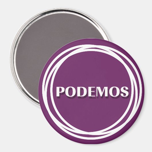 PODEMOS MAGNET (Vorderseite/Rückseite)