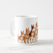 Podenco-Aufgebot Kaffeetasse (Vorderseite Links)