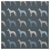 Podenco Canario Stoff (Muster)