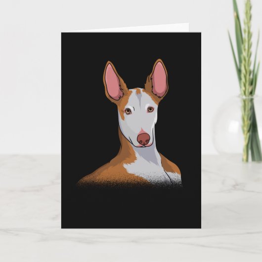 Podenco Dog Geschenk Idee Karte (Vorderseite)