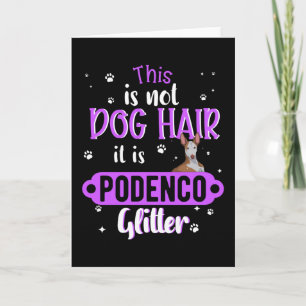 Podenco Greyhound Dog Funny Gift Idee Karte