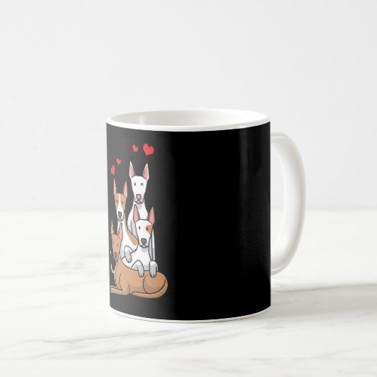 Podenco Hunde Kaffeetasse (VorderseiteRechts)