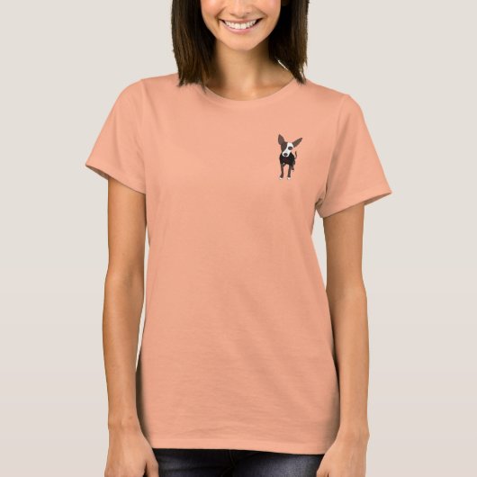 Podenco Little Stuart BESTE FREUNDIN T-Shirt (Vorderseite)