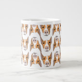 Podenco Pattern Jumbo Tasse (Vorderseite)