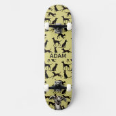 Podenco Pattern Skate Deck Skateboard (Vorderseite)
