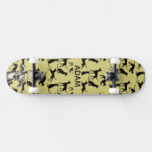 Podenco Pattern Skate Deck Skateboard (Horizontal)