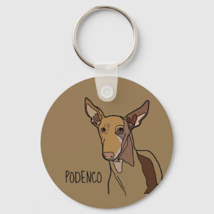 Podenco Schlüsselanhänger