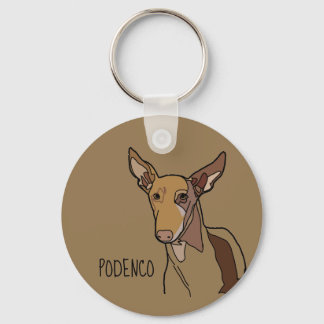 Podenco Schlüsselanhänger