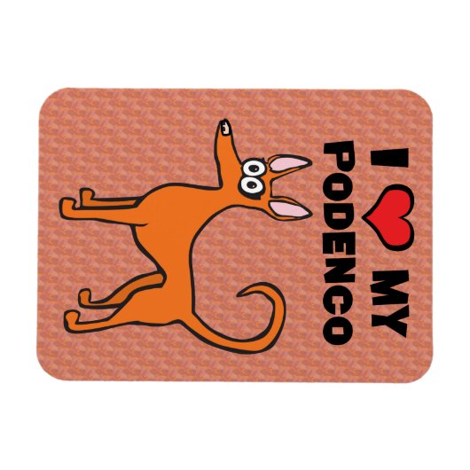 Podendo Cartoon Magnet (Horizontal)