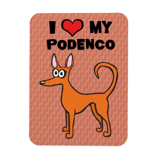 Podendo Cartoon Magnet (Vertikal)