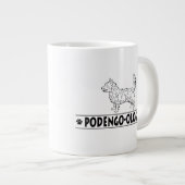 Podengo Pequeno Jumbo-Tasse (Vorderseite Rechts)