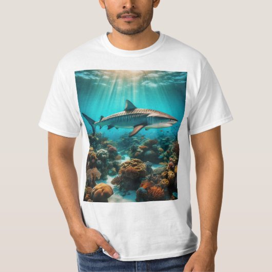 Poderoso y Majestuoso: El Tigre de los Mares T-Shirt (Vorderseite)