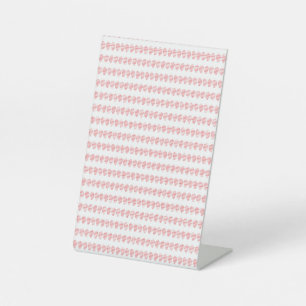 Pódest-Schild Sockelschild