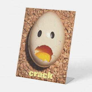 Podestschild "Entdecken Sie was im Inneren ist" Sockelschild