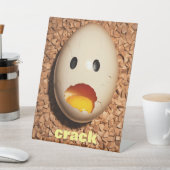 Podestschild "Entdecken Sie was im Inneren ist" Sockelschild (In SItu)