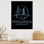Podgorica Montenegro Europa Poster (Küche)