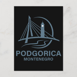 Podgorica Montenegro Europe Postkarte