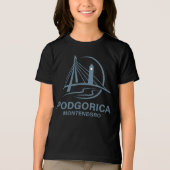 Podgorica Montenegro Europe Tri-Blend Shirt (Vorderseite)