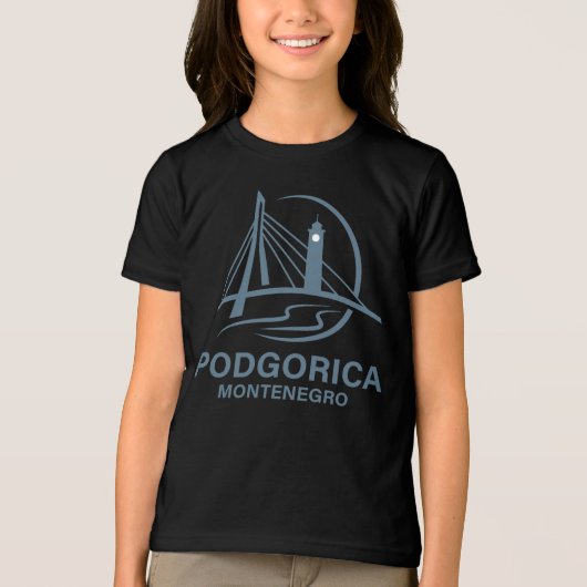Podgorica Montenegro Europe Tri-Blend Shirt (Vorderseite)
