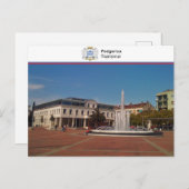 Podgorica - Montenegro Postkarte (Vorne/Hinten)
