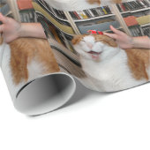 Podgy Scarlett Geschenkpapier (Rolleneckpunkt)