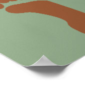 Podiatrie Pop Kunst Poster (Ecke)