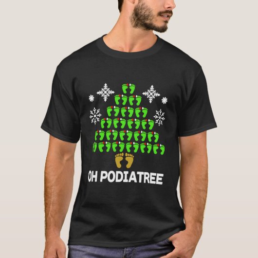 Podiatrie Tree Foot Podiatrist T-Shirt (Vorderseite)