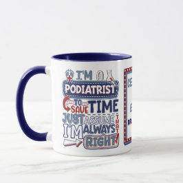 Podiatriker Geschenke, die immer richtig Funny Foo Tasse