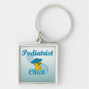 Podiatrist Chick #3 Schlüsselanhänger