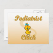 Podiatrist Chick Postkarte (Vorne/Hinten)