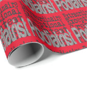 Podiatrist Extraordinator Geschenkpapier (Rolleneckpunkt)