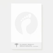 Podiatrist | Foot Doctor, kundenspezifisch Lined P Post-it Klebezettel (Vorderseite)