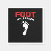 Podiatrist Foot Doctor Podiatric Physician Foot Wh Serviette (Vorderseite)