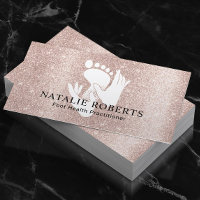 Podiatrist Foot Massage Therapie Blush Rose Gold