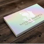 Podiatrist Foot Massage Therapie Wellness-Center H Visitenkarte<br><div class="desc">Podiatrist Fußmassage Therapist Holographic Business Cards.</div>