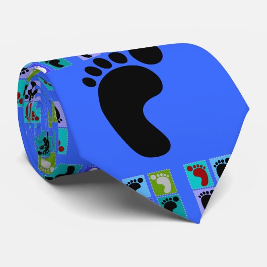 Podiatrist Gifts Popart Design der Füße Krawatte (Gerollt)