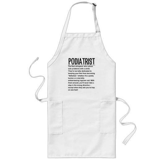 Podiatrist Lange Schürze (Vorne)