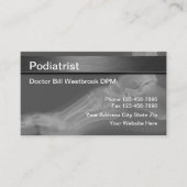 Podiatrist Medical Business Cards Visitenkarte (Vorderseite)