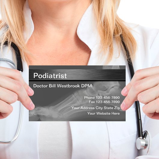 Podiatrist Medical Business Cards Visitenkarte