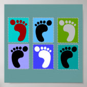 Podiatrist Popart Art Poster (Vorne)