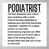 Podiatrist Poster (Vorne)