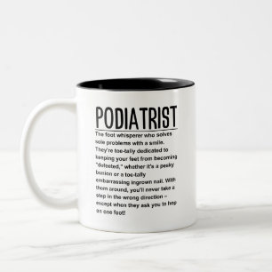 Podiatrist Zweifarbige Tasse