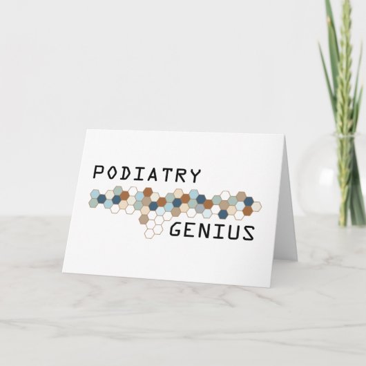 Podiatry-Genie Karte (Vorderseite)