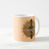 Podologe Caduceus Tasse (VorderseiteRechts)