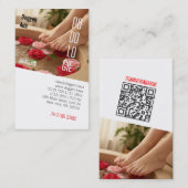 Podologie Photo QR-code Visitenkarte (Vorne/Hinten)