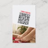 Podologie Photo QR-code Visitenkarte (Rückseite)