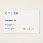 Podology Photo QR Code Foot Care  (Rückseite)